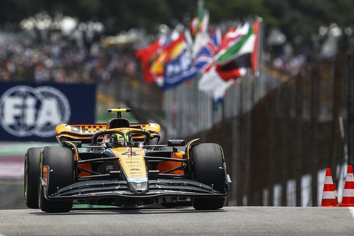 Norris faces uphill battle against Verstappen&#8217;s dominance in Brazil F1 sprint despite improved start