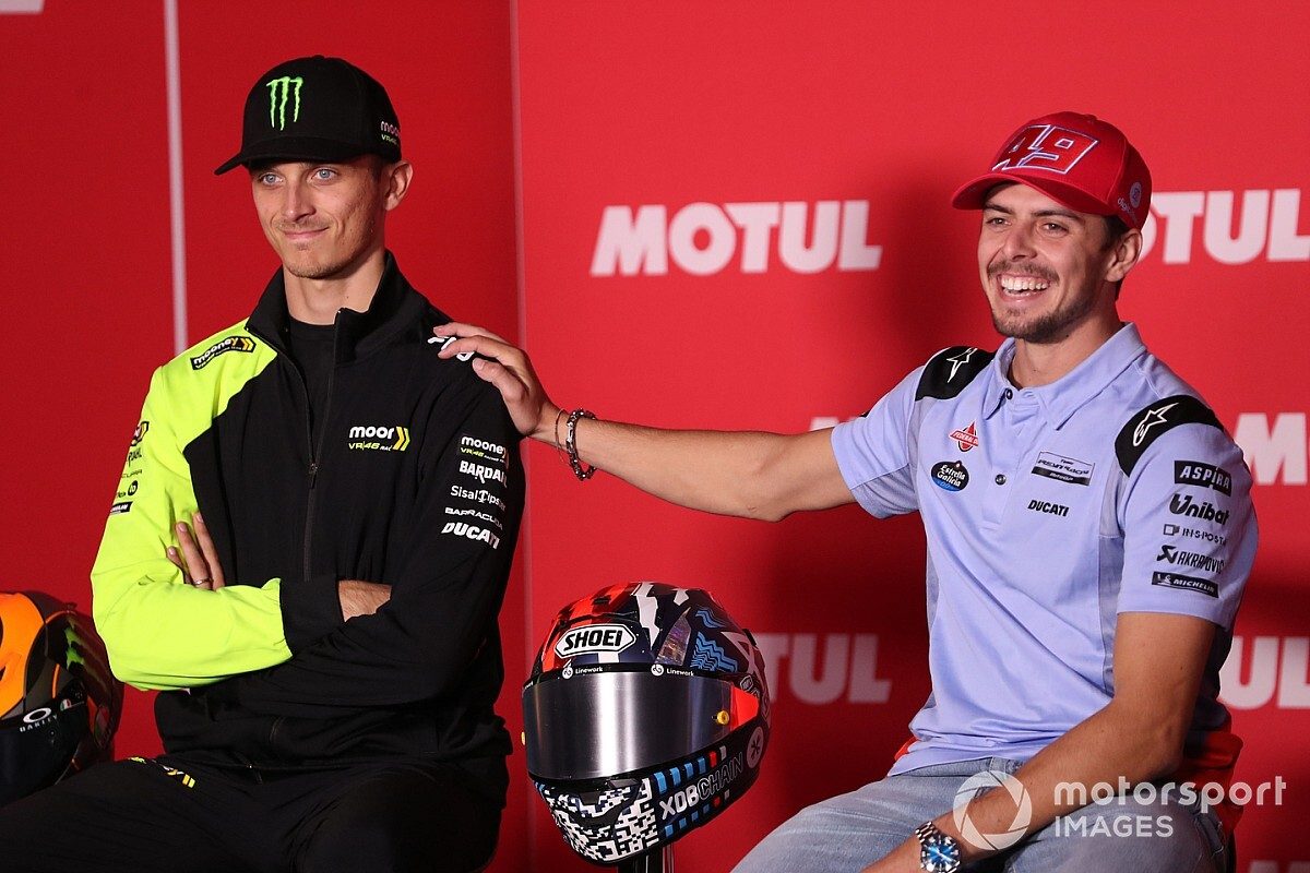 Di Giannantonio takes Marini’s vacated VR46 Ducati spot for 2024 MotoGP season