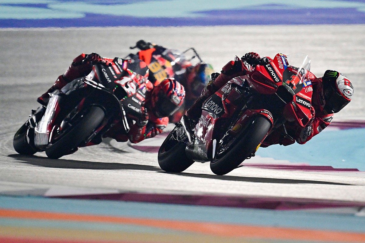Bagnaia Frustrated as Martin Closes in on Points Gap in Thrilling Qatar MotoGP Battle