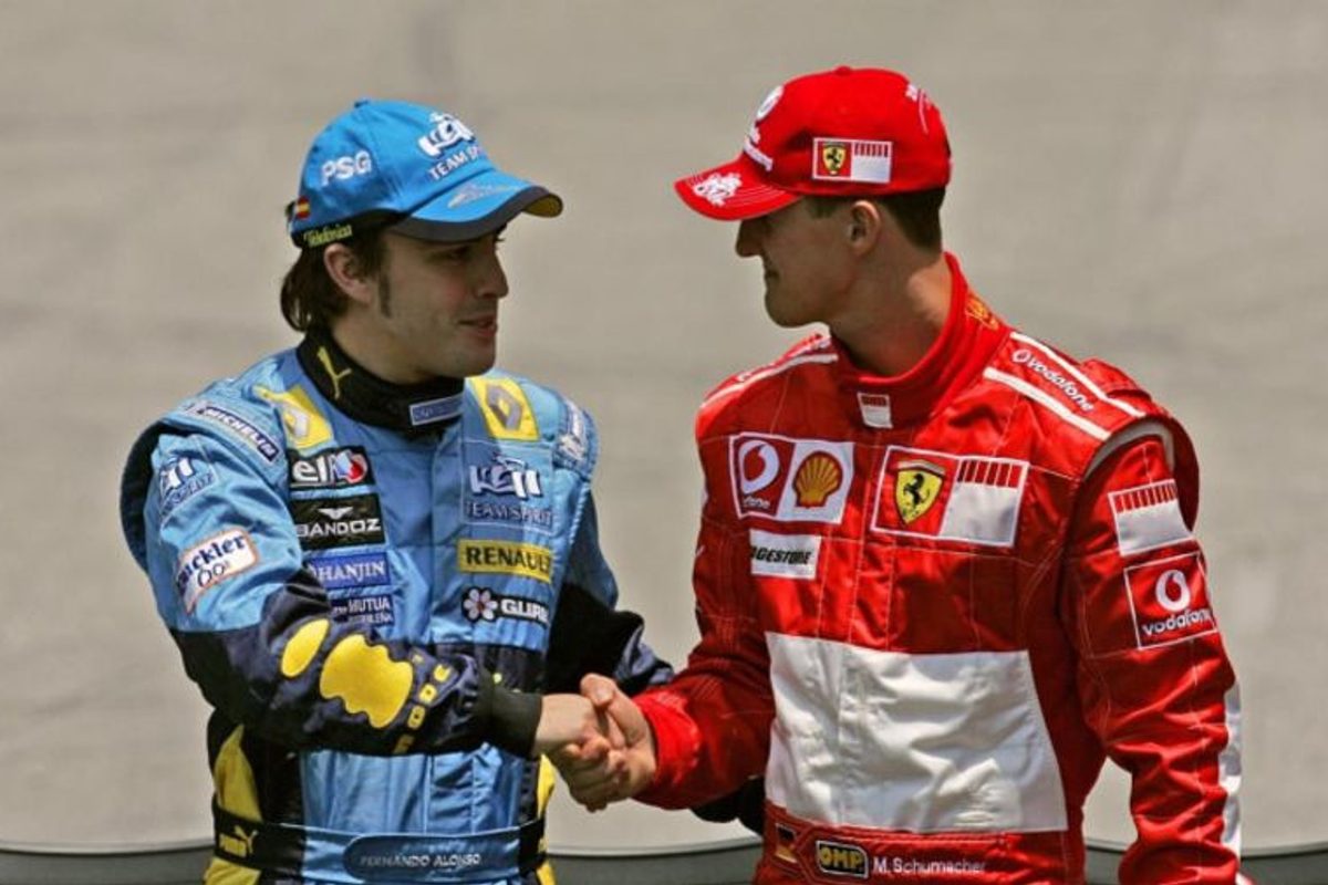 Legendary Alonso commends Schumacher for catalyst role in revolutionizing Formula 1