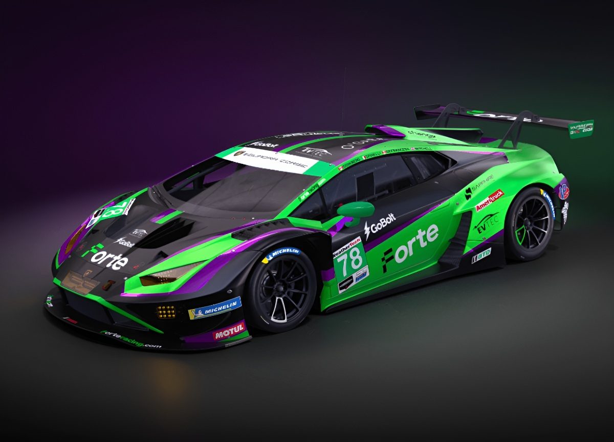 Forte Racing adds Lamborghini driver Mitchell to Daytona 24 lineup, unveils 2024 livery