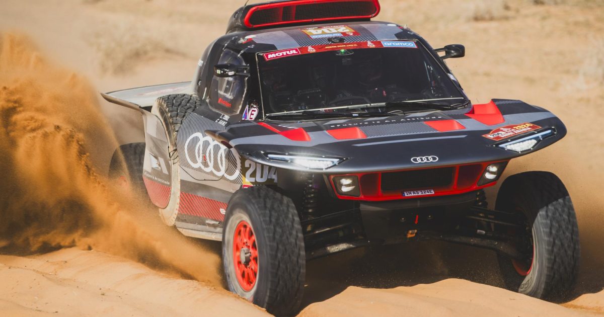 Audi strike again in Dakar Rally second stage, De Mevius loses lead
