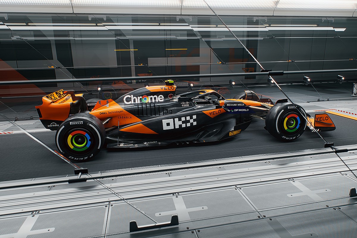 Unveiling the Spectacle: McLaren&#8217;s Futuristic F1 Livery for the MCL38 in 2024