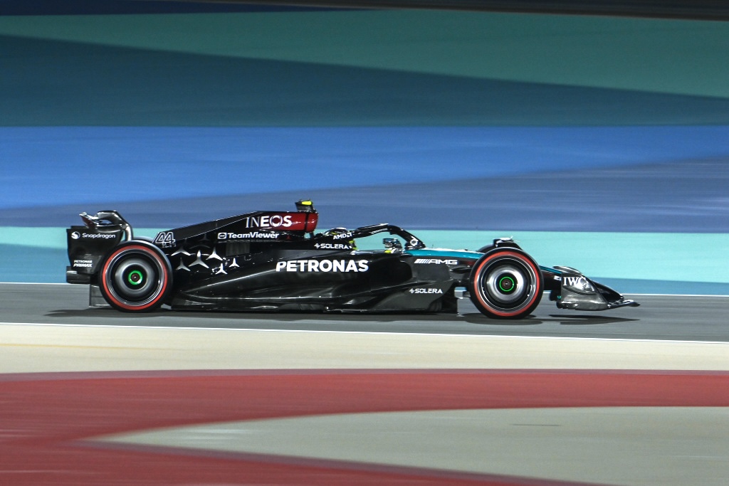 Hamilton leads Mercedes 1-2 in second Bahrain GP practice