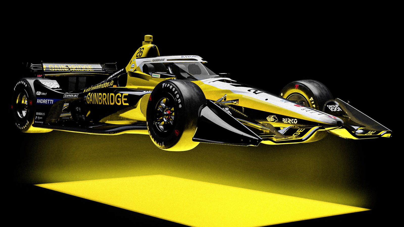 Andretti shows of redesigned liveries for all three IndyCar challengers