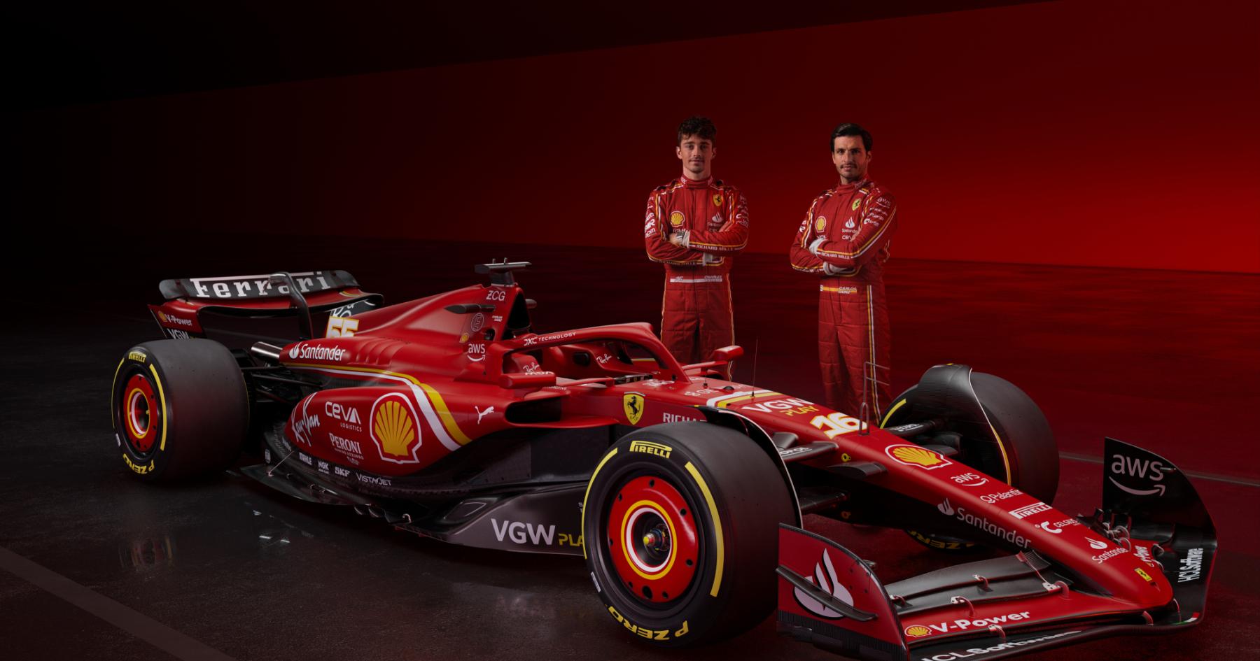 Unleashing Speed: Introducing the Ferrari SF-24 F1 Race Car