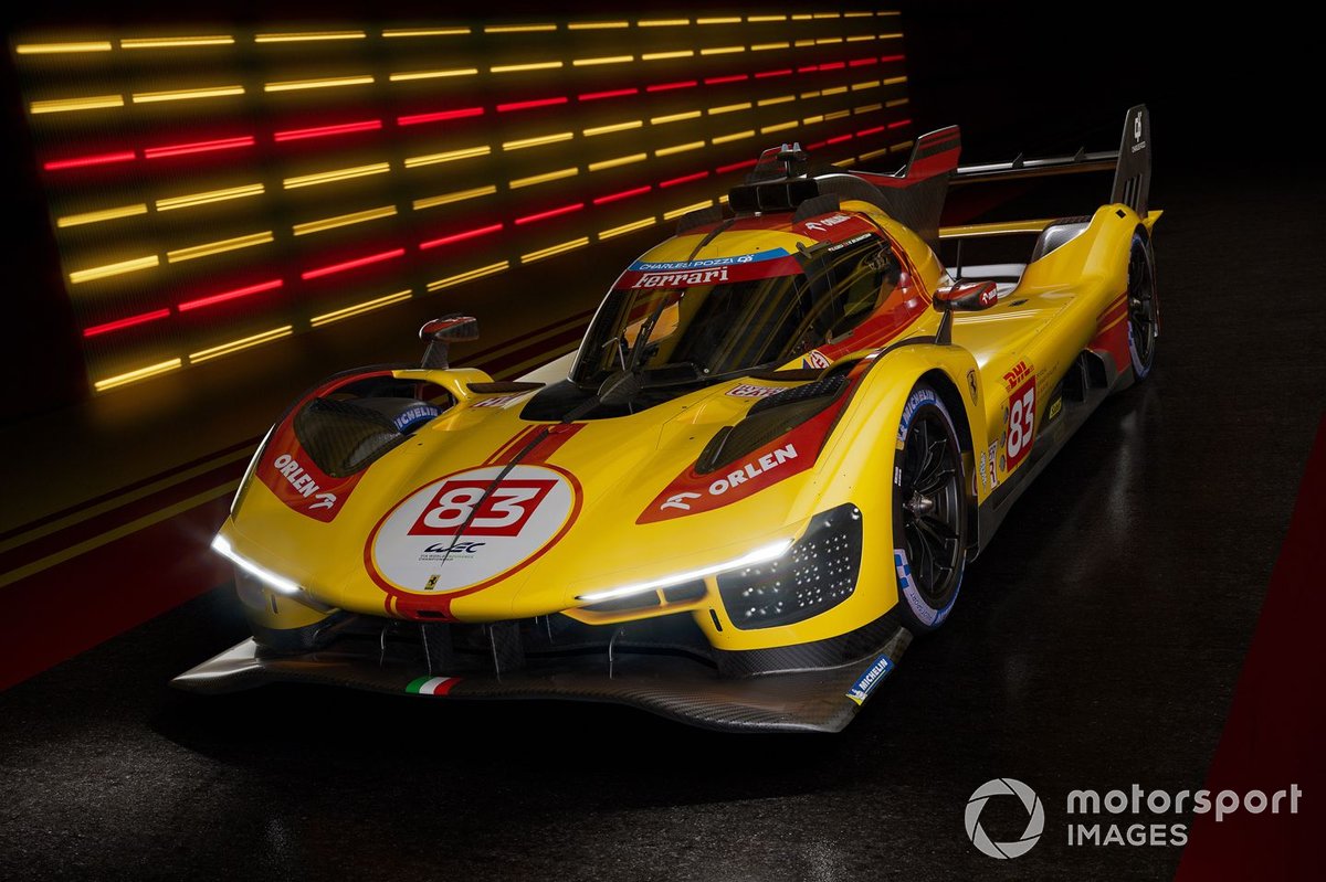 Revving up the Competition: AF Corse Unleashes Third Ferrari Hypercar Entry in Striking Yellow
