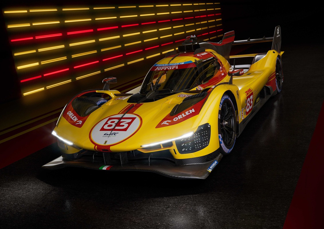 AF Corse Unveils Striking Yellow Livery for #83 Ferrari 499P