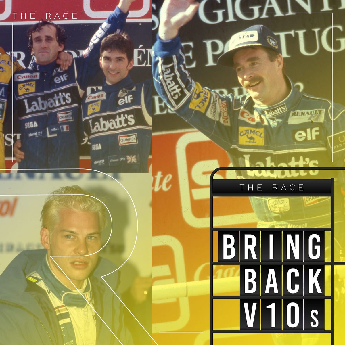 The Golden Era: Unveiling the Top Williams Drivers of F1's V10 Domination through Podcast Ranking
