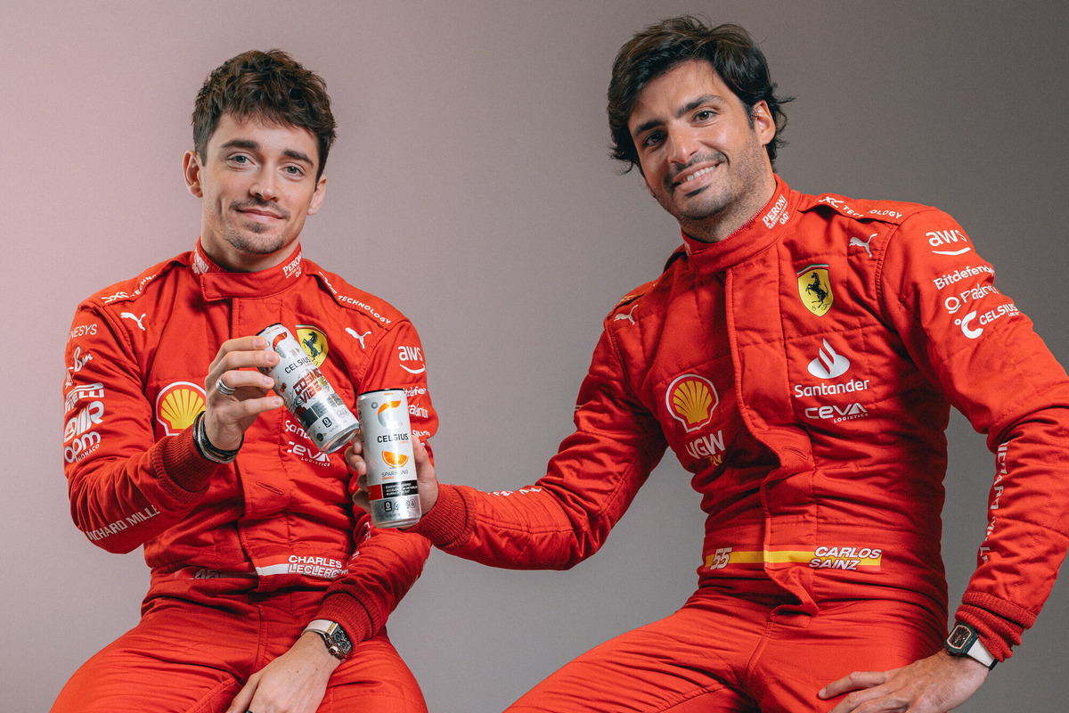 Ferrari expands Celsius partnership amid 2024 F1 race suit reveal