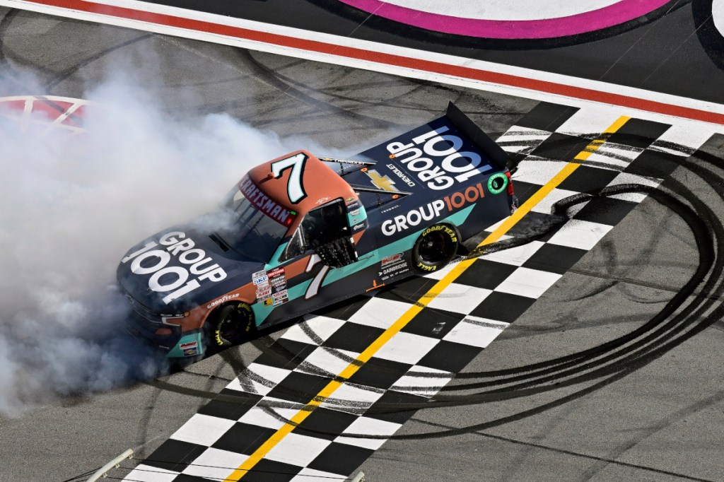 Victory Road: Busch Triumphs in Truck Series Race as Enfinger Stumbles at Atlanta