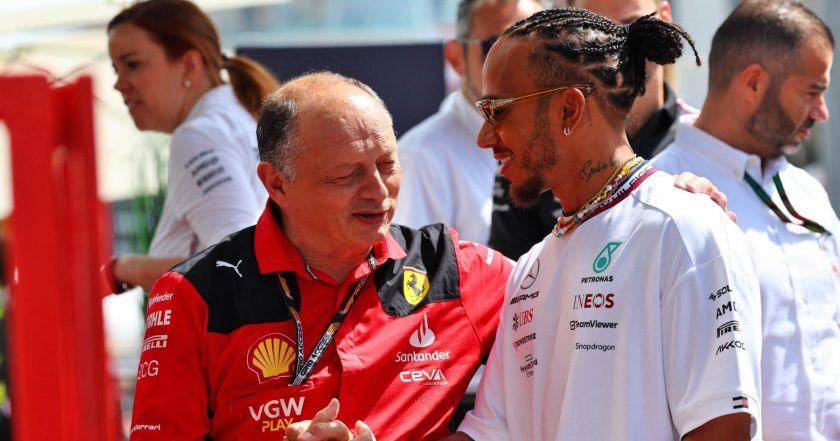 The Enthralling Arrival: Hamilton Unites with Ferrari&#8217;s Warm Embrace