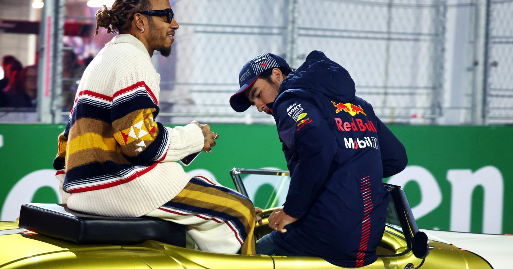 The Truth Behind Hamilton&#8217;s Ferrari Interest: Perez Reveals Jealousy as Motivating Factor