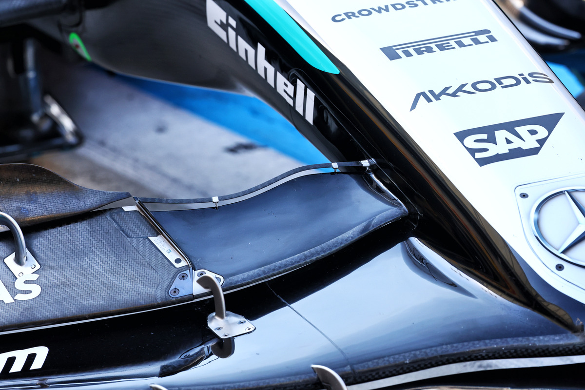 Mercedes not concerned over legality of new 2024 F1 front wing