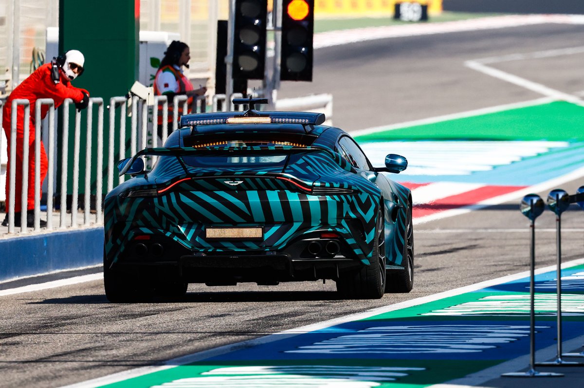 Stunning Debut: The Aston Martin F1 Safety Car Unveiled at Bahrain Grand Prix