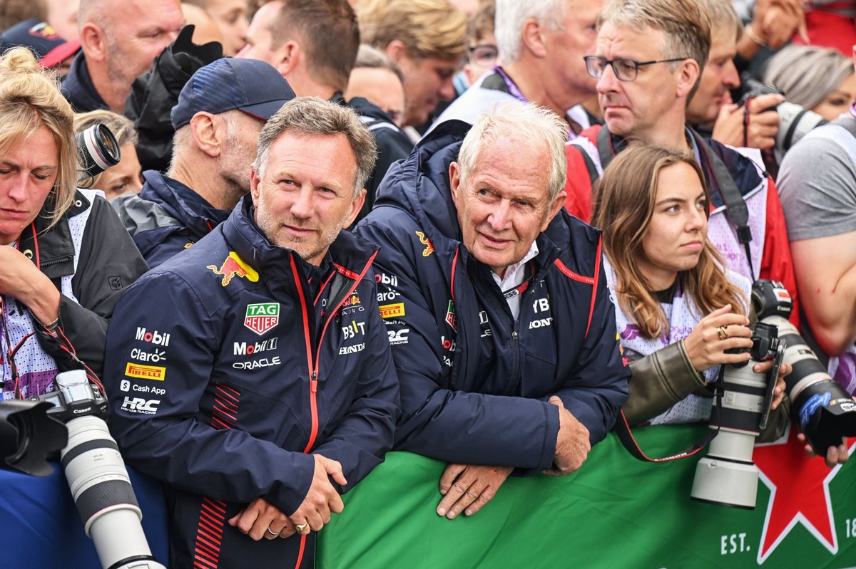 Grace under Pressure: Horner&#8217;s Composure in the Eye of the Storm during F1 Media Debut amidst Red Bull Investigation