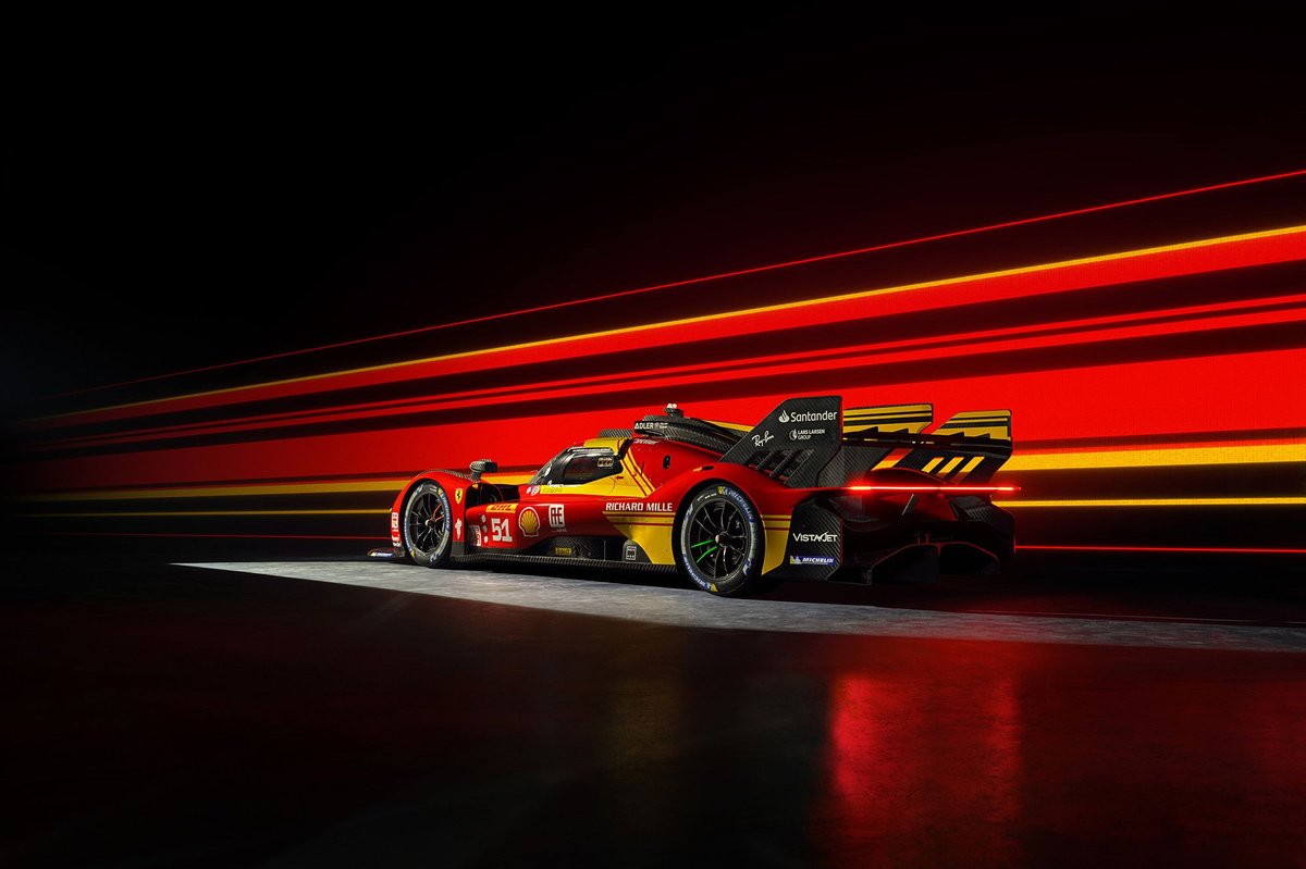 Revving Up the Competition: Ferrari&#8217;s Bold Hypercar Livery for 2024 WEC Season