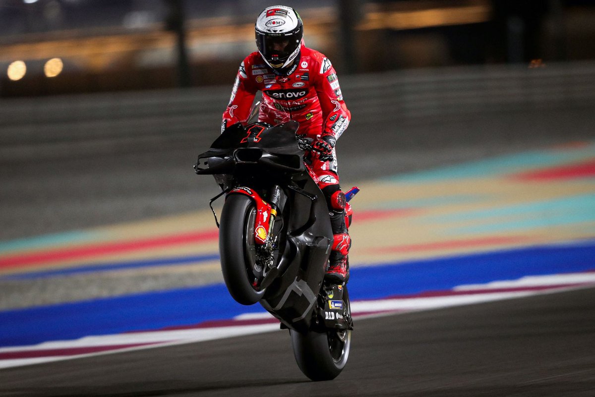 Record-Breaking Bagnaia Dominates MotoGP Qatar Test Finale