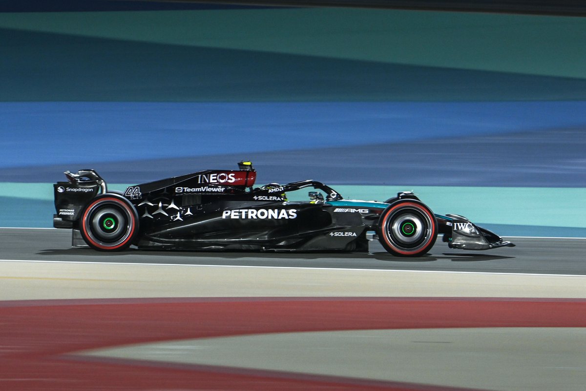 Hamilton Dominates as Mercedes Sweep Bahrain GP Practice