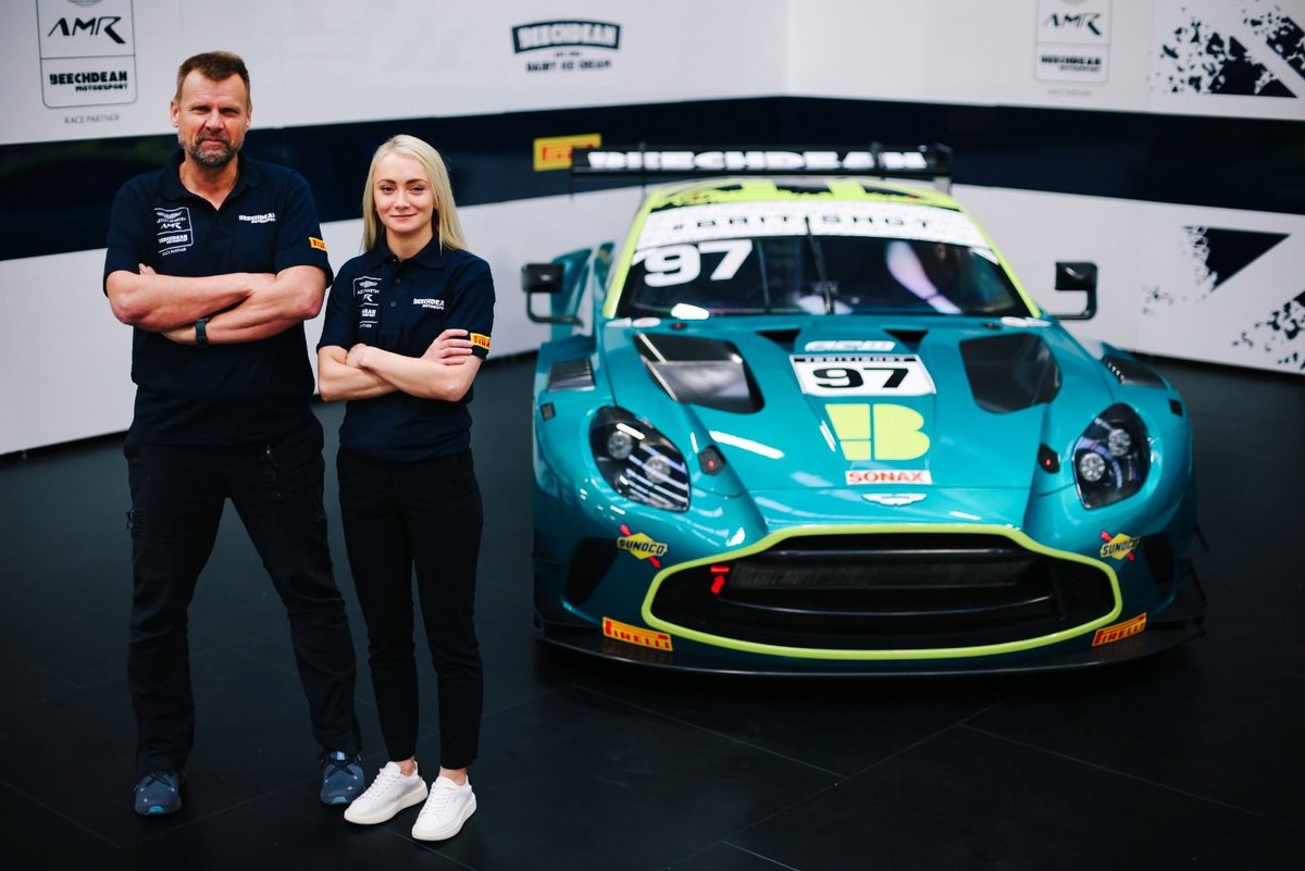 Revving into Greatness: Aston Martin F1 Ambassador Hawkins Teams Up with Beechdean for British GT Debut
