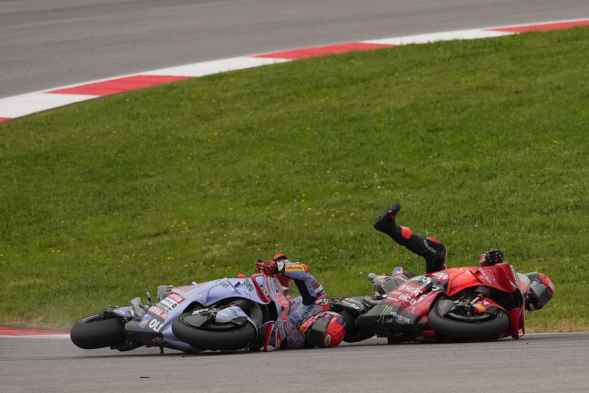 The Duel in Portimao: Marquez and Bagnaia's MotoGP Clash Sparks Debate