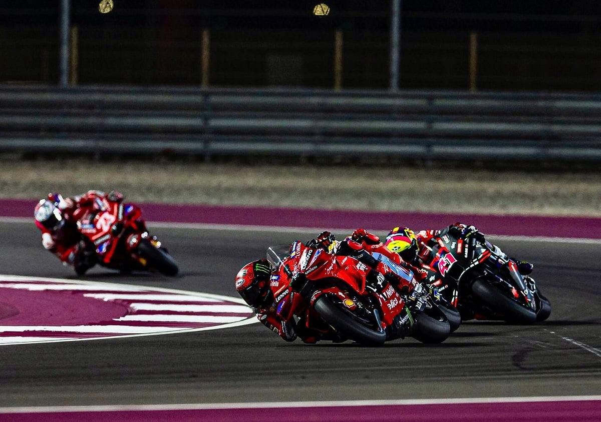 Masterful Bagnaia Dominates Qatar Grand Prix, Outshines Rivals