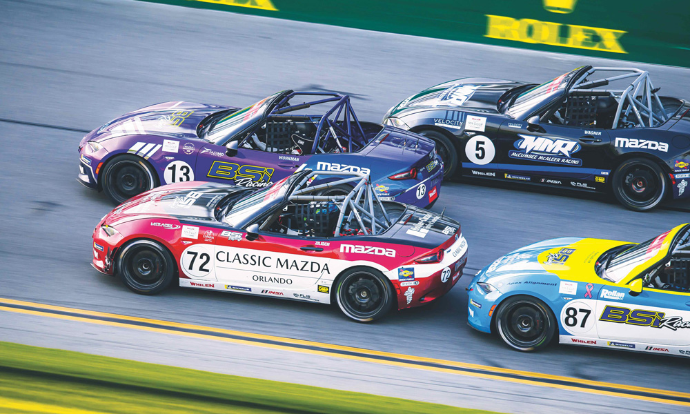 Racing Excellence: A Glimpse into the Mazda MX-5 Cup Workman Ethos