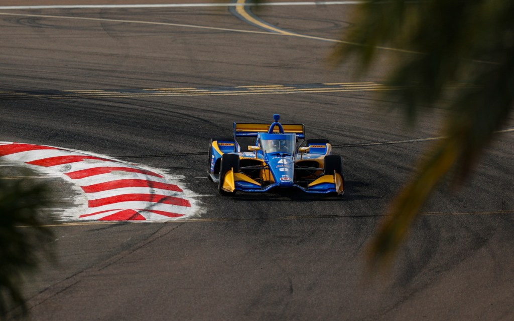 Simpson Surprises with Speed: A Roaring Debut in the IndyCar World at St. Petersburg