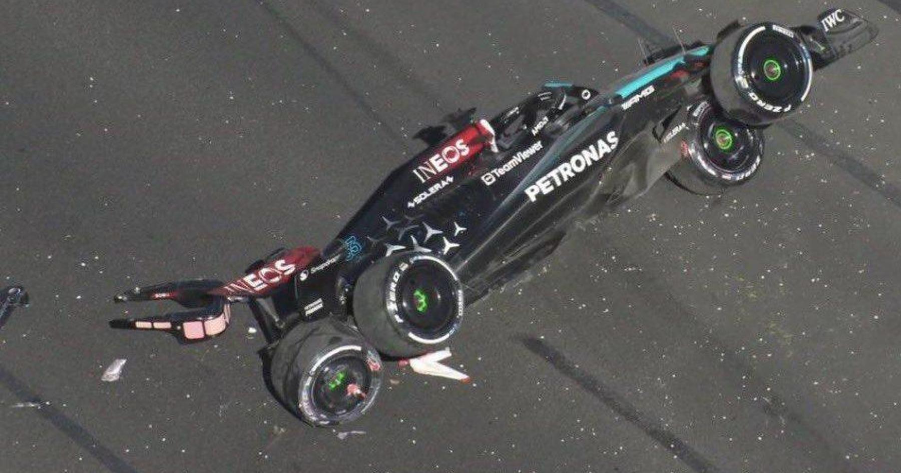 Bizarre Investigation: Russell Criticizes Alonso's Handling of Heavy Crash
