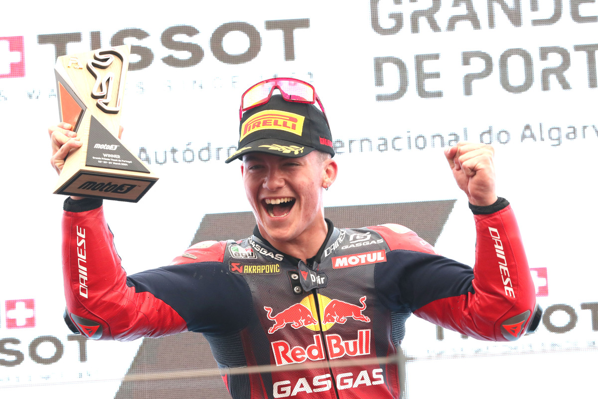 Down to the Wire: Holgado Triumphs Over Rueda in Thrilling Portugal Moto3 Showdown