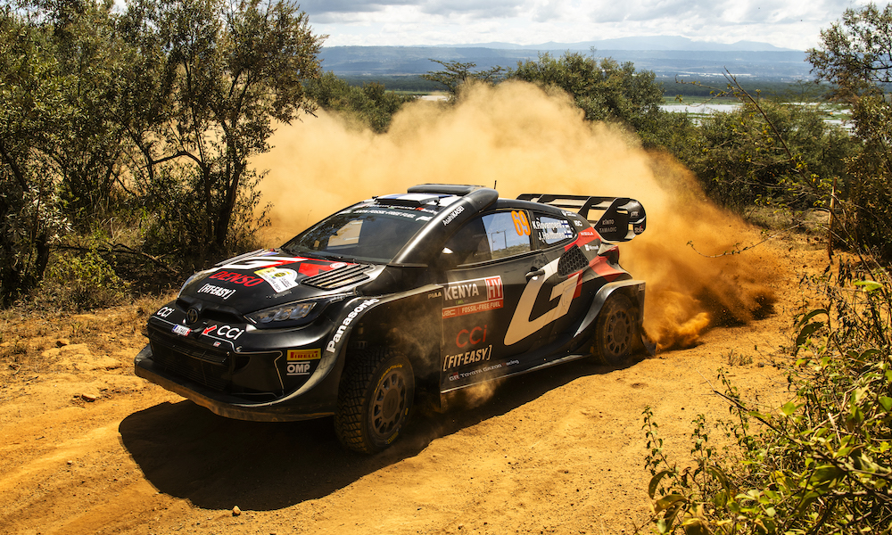 Rovanpera Leads Toyota's Dominance at WRC Safari Rally with Impressive Friday Performance