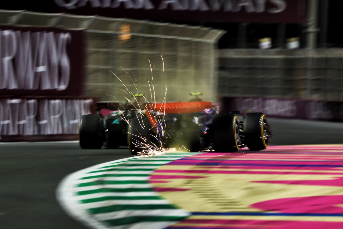 Hamilton's Close Call: Evading Penalty in Saudi GP Practice