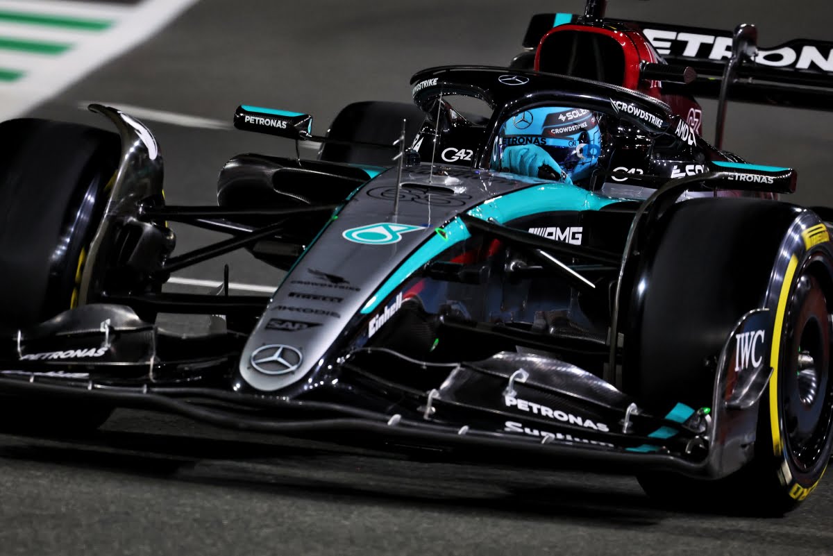 Unleashing The Beast Russell s Mercedes W15 F1 Car Dominates Saudi 