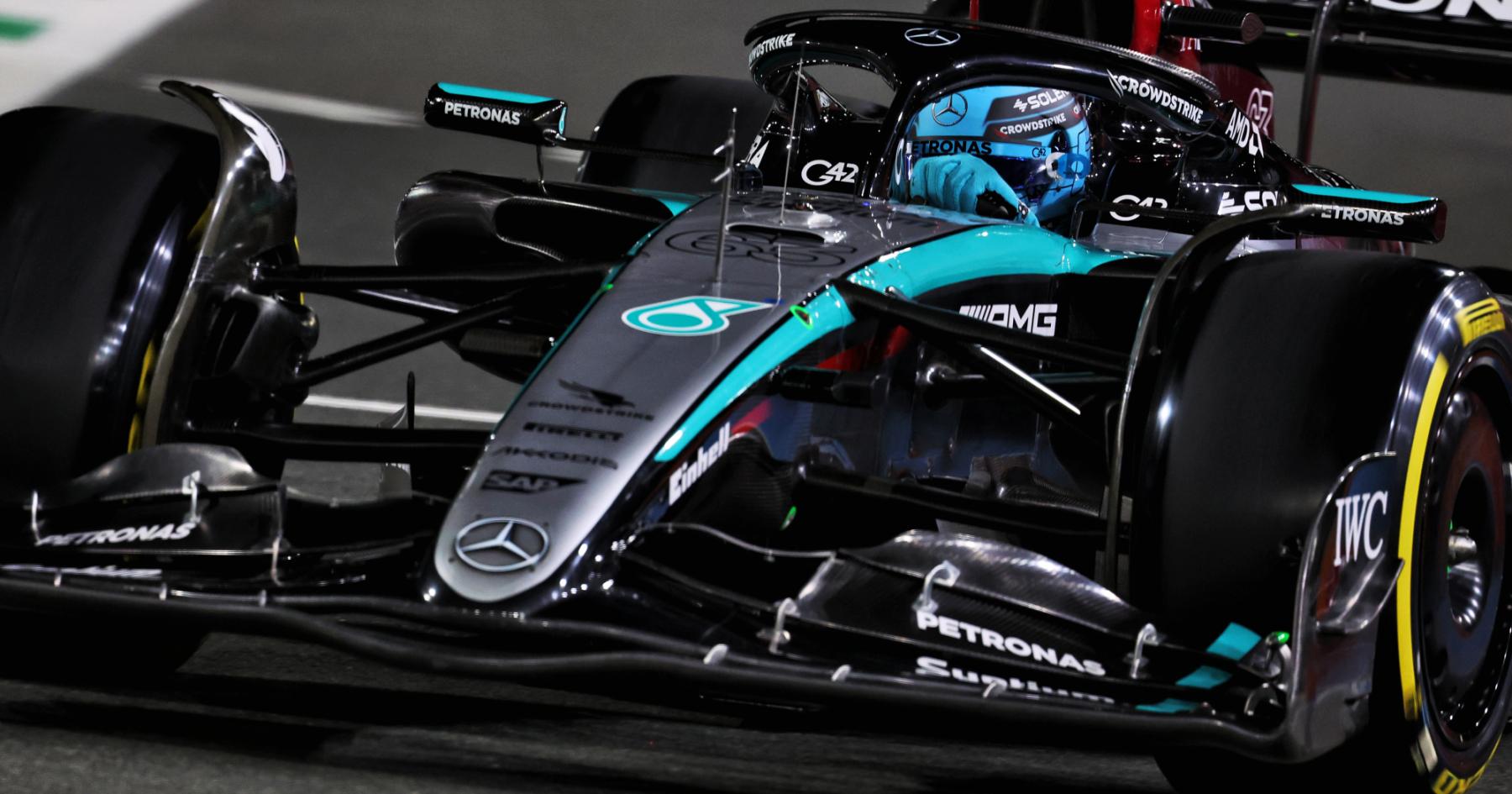 Unveiling the Shadow: Russell Confronts Mercedes Cooling Woes