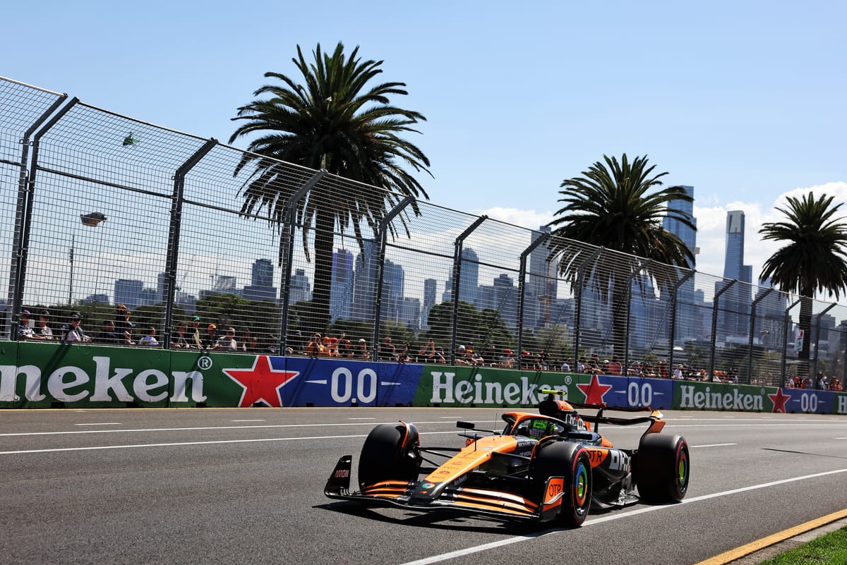 Norris Dominates Amid Chaos: A Thrilling Performance in Australian GP FP1