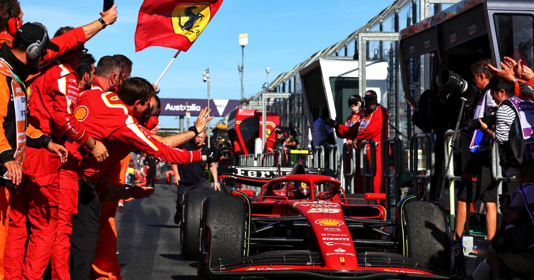 Unforeseen Glory: Ferrari Chief Astonished by Sainz's Spectacular Achievement