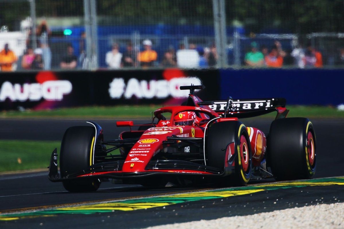 Leclerc Leaps to the Top: Ferrari Driver Dominates Australian GP Practice 2, Outpacing Verstappen and Sainz