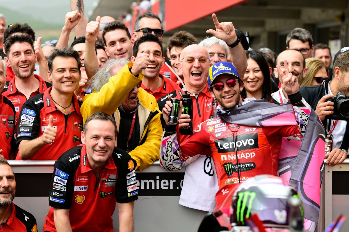 Glory in Motion: Bastianini's Stunning Podium Triumph at MotoGP Portugal