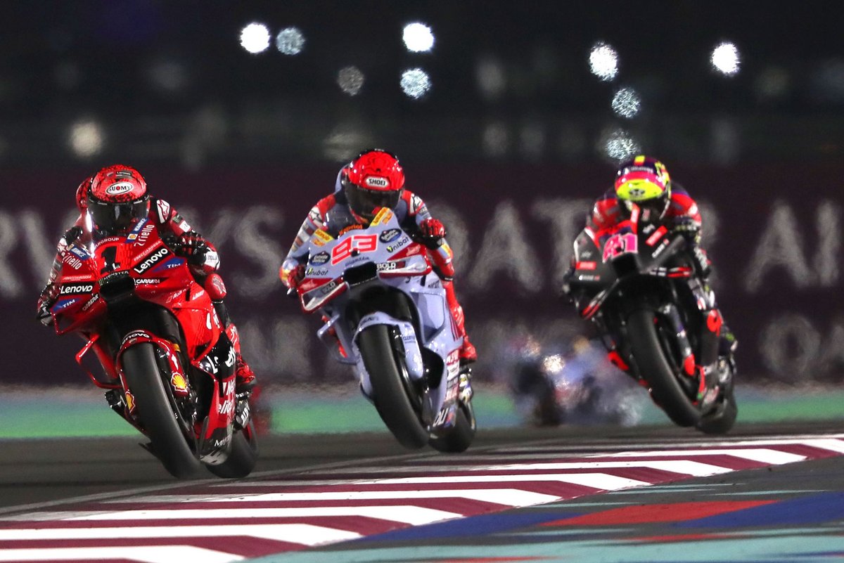 Ducati Dominates in Epic MotoGP Qatar GP: Bagnaia Reigns Supreme as Marquez Shines in Debut