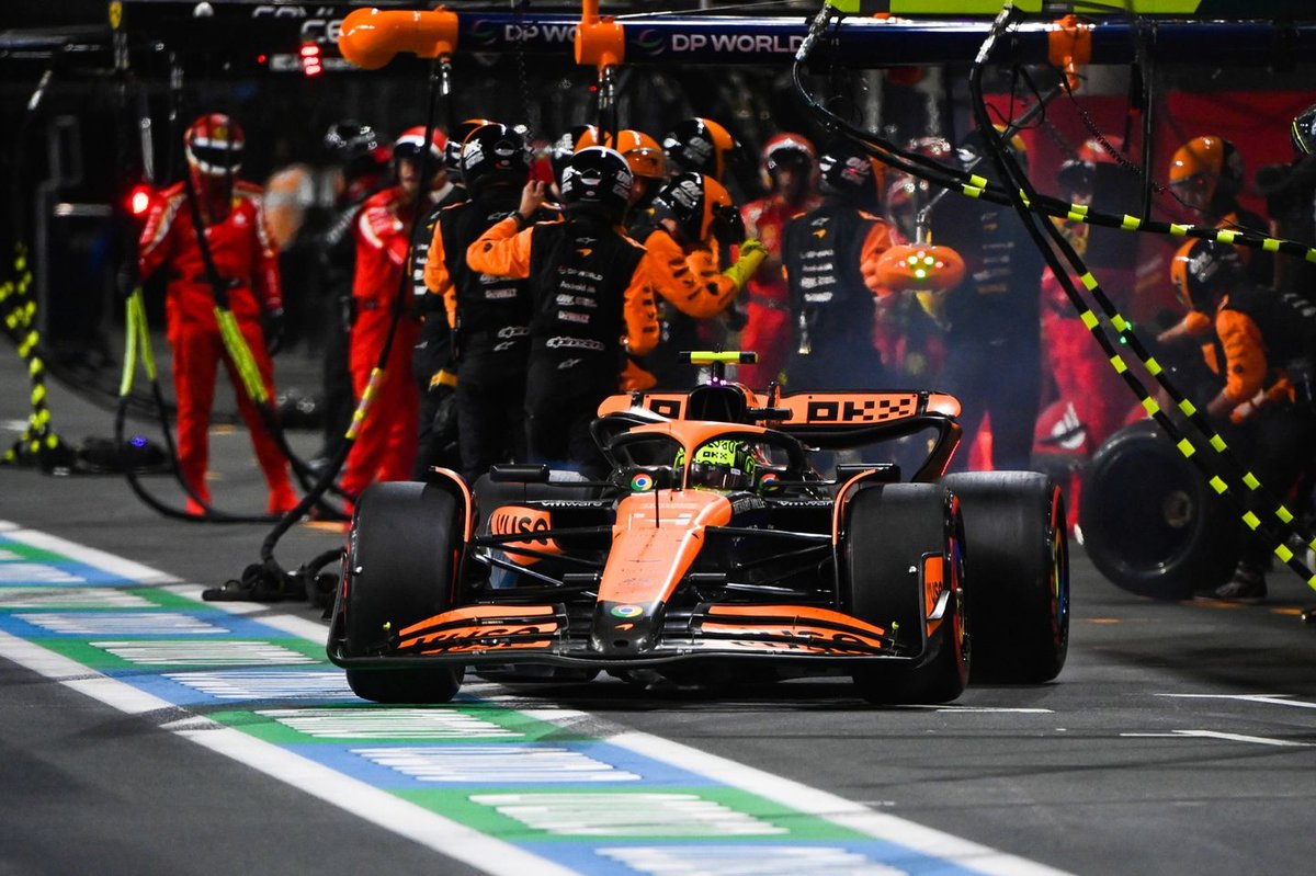 Bold Move: McLaren's Fearless Strategy Pays Off in Jeddah F1 Race