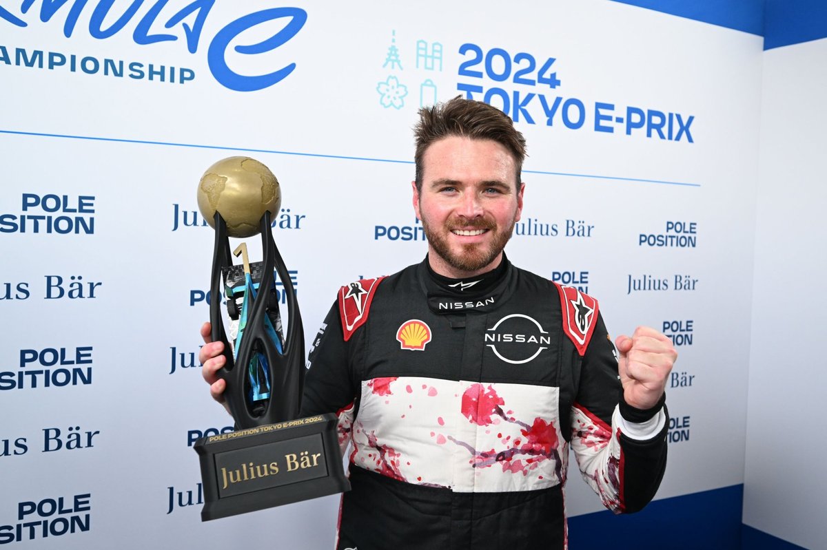 Electric Excitement in Tokyo: Rowland Secures Pole Position for Nissan's Home E-Prix