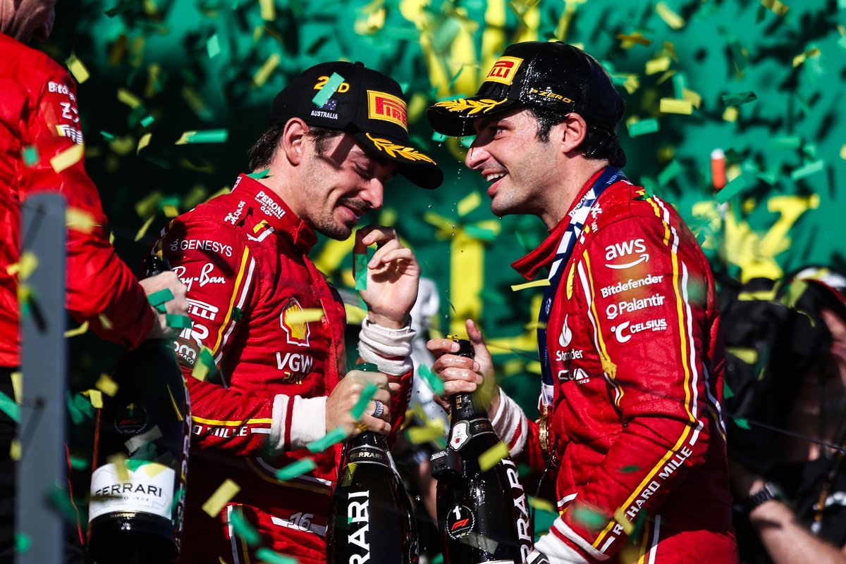 Dynamic Duo: Leclerc and Sainz ignite Ferrari F1 Team with their Speed and Skill