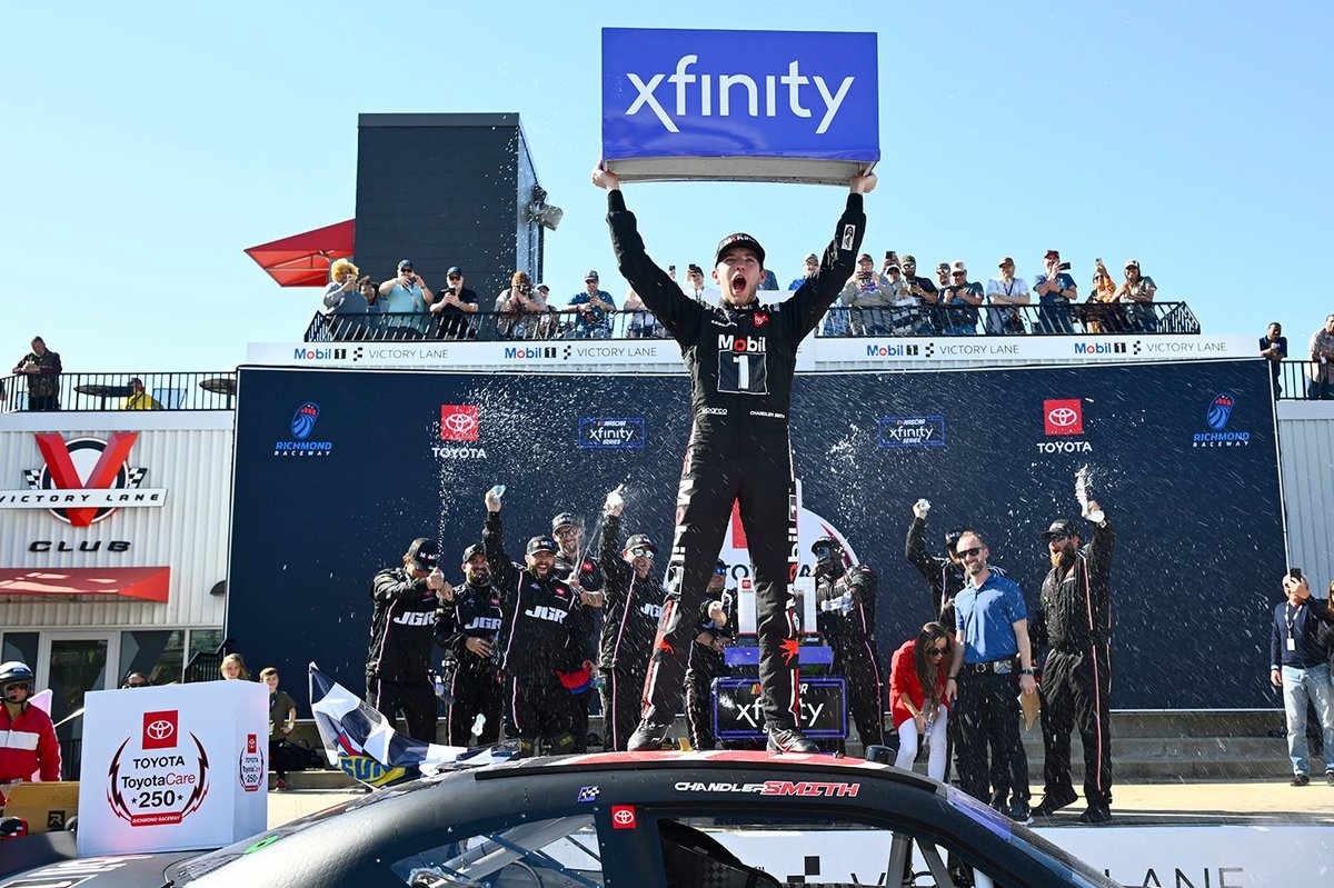 Dominating Victory: Chandler Smith Leads JGR in NASCAR Xfinity Triumph at Richmond