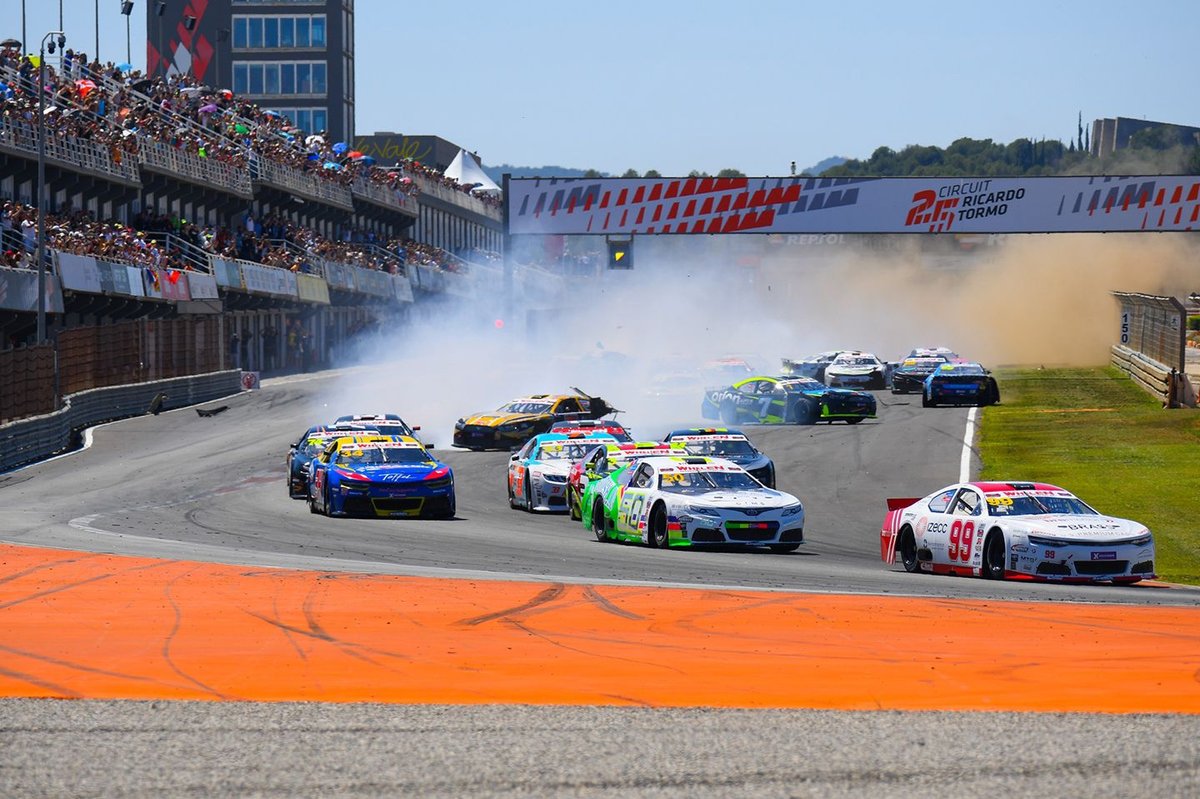 NASCAR Euro recap: "The Big One" erupts in Valencia