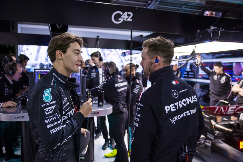 Rising Star Russell's Secret to Success: Adding Downforce, Mercedes Takes Note