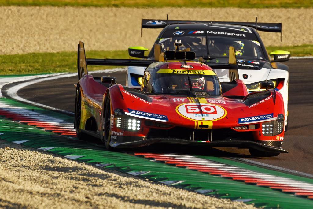 Burning Rubber: Fuoco and Ferrari Set the Pace at Imola WEC Practice