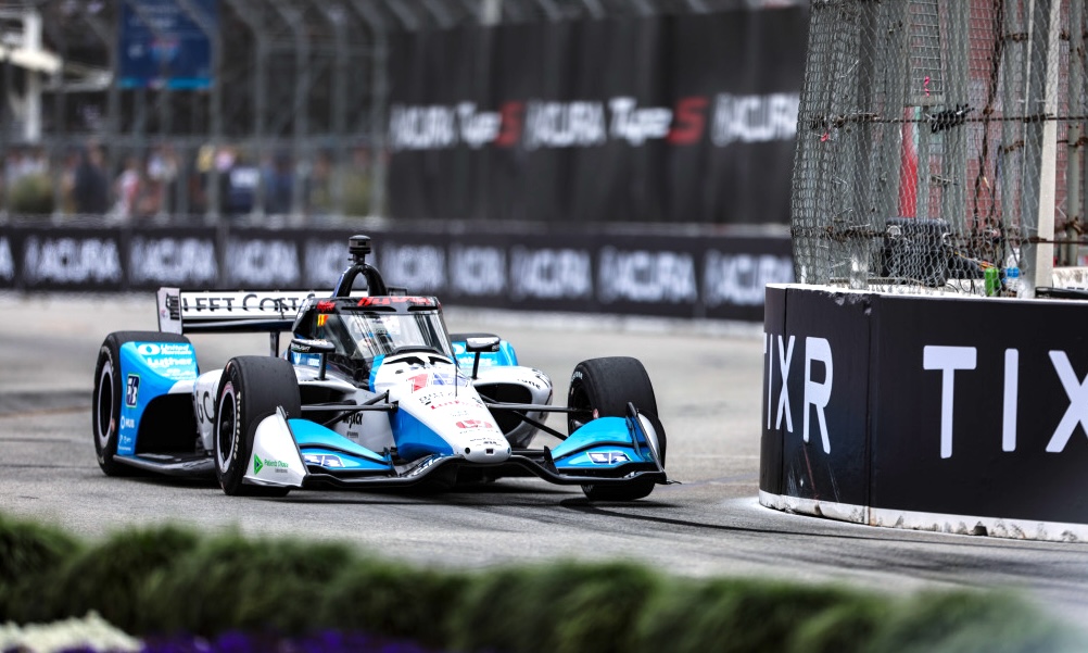 Rahal Dominates Long Beach Warm-Up, Outpaces Palou and Newgarden on Track