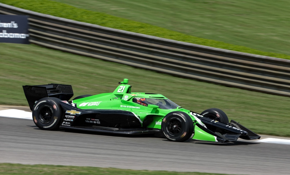 VeeKay Dominates Second Practice Session at Barber Motorsports Park