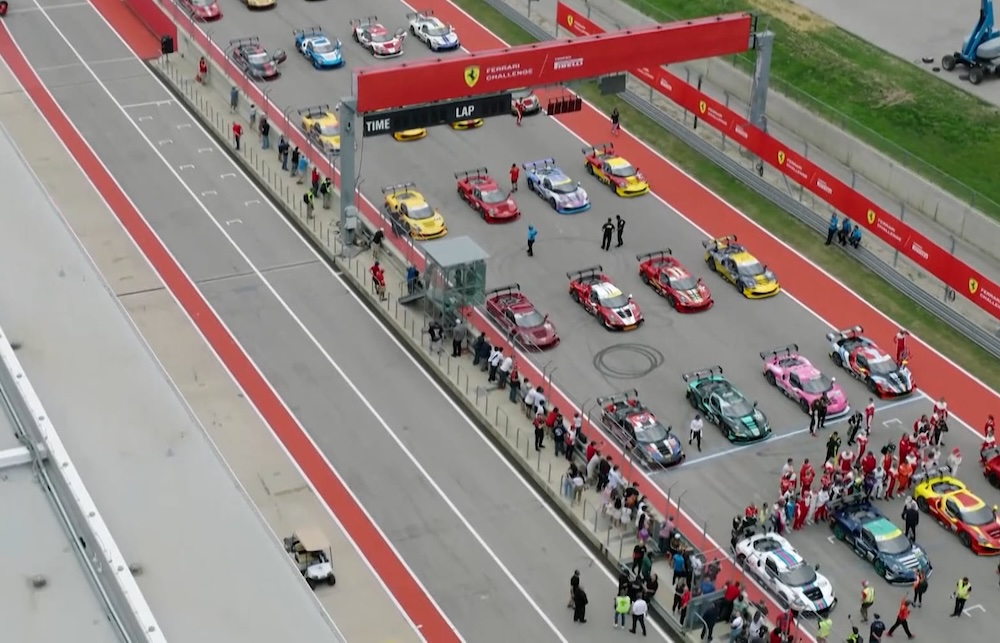 Speed and Style in Action: Ferrari Challenge Saturday Showdown