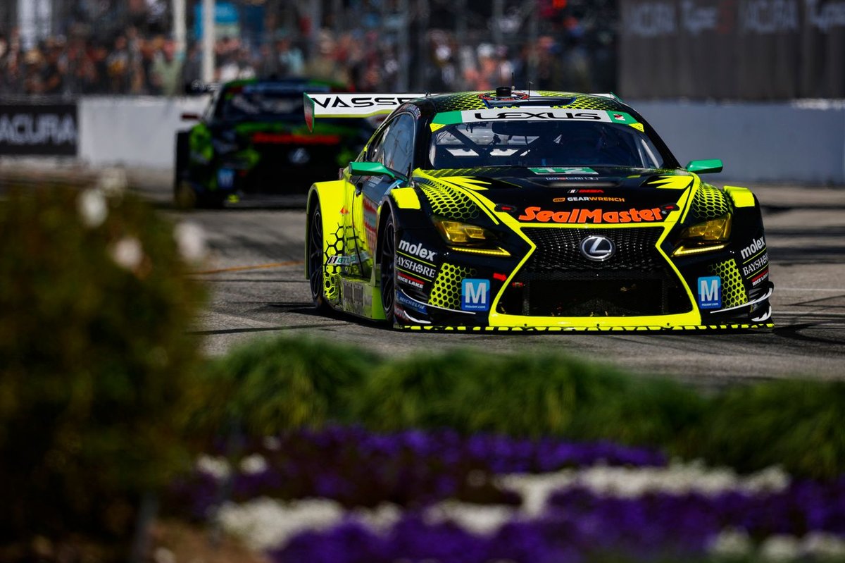 Vasser Sullivan Revs Up Excitement with Dual Lexus GTD Entries at IMSA Long Beach